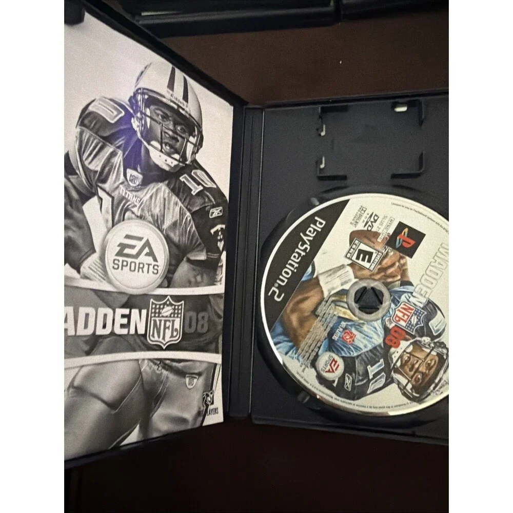 Madden NFL 08 (Sony PlayStation 2, 2007) Complete Manual PS2 Tested CIB 2008